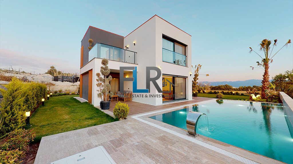 Ultra Luxury Villa with 4 Bedroom and Private Pool for Sale in Kusadasi 